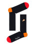 Happy Socks Zokni Ribbed Embroidery Pizza - Pepit.hu