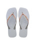 Havaianas flip-flop SQUARE GLITTER szürke női lapos talpú 4148102.3498 - Pepit.hu