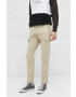 Jack & Jones nadrág JPSTOLLIE férfi bézs egyenes 12224001 - Pepit.hu