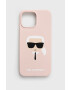 Karl Lagerfeld iPhone 13 Pro Max telefon tok rózsaszín - Pepit.hu