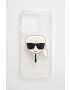 Karl Lagerfeld iPhone 13 Pro telefon tok ezüst - Pepit.hu