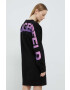 Karl Lagerfeld ruha fekete midi oversize - Pepit.hu