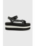 Karl Lagerfeld szandál VELOCITA HI WEDGE fekete női platformos KL82900 - Pepit.hu