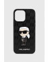 Karl Lagerfeld telefon tok iPhone 14 Pro Max 6.7" fekete - Pepit.hu