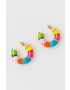 Kat Maconie fülbevaló Candy Cane Stud Medium Hoop Earrings - Pepit.hu