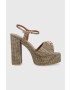 Kurt Geiger London szandál Kensington Platform sárga 9798840609 - Pepit.hu