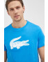 Lacoste t-shirt kék férfi nyomott mintás - Pepit.hu