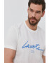 Lacoste t-shirt fehér férfi nyomott mintás - Pepit.hu