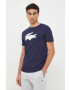 Lacoste t-shirt sötétkék férfi nyomott mintás - Pepit.hu