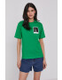 Lacoste t-shirt x Polaroid női zöld - Pepit.hu