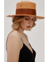 LE SH KA headwear kalap Brown Gold Canotier barna - Pepit.hu