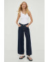 Levi's farmer SILVERTAB LOW BAGGY CROP fekete női - Pepit.hu