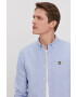 Lyle & Scott ing férfi olasz galléros kék regular - Pepit.hu