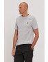 Lyle & Scott t-shirt szürke férfi sima - Pepit.hu