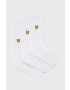 Lyle & Scott zokni (3-pack) fehér - Pepit.hu