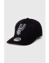 Mitchell&Ness sapka gyapjúkeverékből San Antonio Spurs fekete nyomott mintás - Pepit.hu