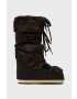 Moon Boot hócipő Icon Faux Fur barna - Pepit.hu