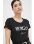 Morgan t-shirt női fekete - Pepit.hu