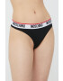 Moschino Underwear tanga fekete - Pepit.hu