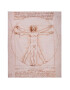 MuseArta törölköző Leonardo da Vinci - The Vitruvian Man - Pepit.hu