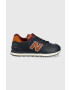 New Balance bőr sportcipő Ml574omc sötétkék - Pepit.hu