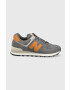 New Balance bőr sportcipő Ml574pm2 szürke - Pepit.hu