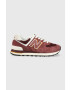 New Balance sportcipő U574MO2 bordó - Pepit.hu