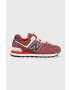 New Balance sportcipő U574RX2 bordó - Pepit.hu