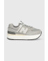 New Balance sportcipő Wl574zba szürke - Pepit.hu