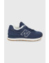 New Balance velúr cipő WL574LX2 sötétkék lapos talpú - Pepit.hu