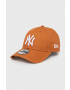 New Era pamut baseball sapka narancssárga nyomott mintás NEW YORK YANKEES - Pepit.hu