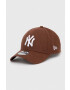 New Era vászonkeverék baseball sapka barna nyomott mintás NEW YORK YANKEES - Pepit.hu