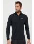 Peak Performance sportos pulóver Chase Half Zip fekete sima - Pepit.hu