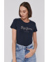 Pepe Jeans t-shirt BEATRICE női sötétkék - Pepit.hu