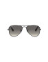 Ray-Ban gyerek napszemüveg Junior Aviator fekete 0RJ9506S - Pepit.hu