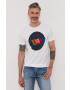 Selected Homme Selected t-shirt fehér férfi nyomott mintás - Pepit.hu