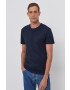 Selected Homme Selected t-shirt fekete sima - Pepit.hu