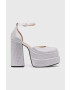 Steve Madden körömcipő Charlize-R ezüst magassarkú SM11002257 - Pepit.hu