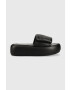 Steve Madden papucs Swoosh fekete női platformos SM11002446 - Pepit.hu