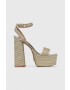 Steve Madden szandál Layered sárga SM11002428 - Pepit.hu