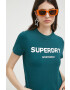 Superdry t-shirt női zöld - Pepit.hu