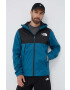 The North Face rövid kabát MOUNTAIN Q JACKET férfi türkiz átmeneti - Pepit.hu