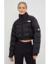 The North Face rövid kabát Women’s Rusta Puffer női fekete téli - Pepit.hu