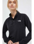 The North Face sportos pulóver Homesafe Snap Neck fekete sima - Pepit.hu