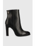 Tommy Hilfiger bőr csizma High Heel Leather Boot - Pepit.hu