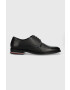 Tommy Hilfiger bőr félcipő CORPORATE HILFIGER LEATHER SHOE fekete férfi FM0FM04433 - Pepit.hu