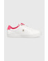 Tommy Hilfiger bőr sportcipő ELEVATED ESSENTIAL COURT SNEAKER fehér FW0FW07377 - Pepit.hu