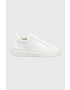 Tommy Hilfiger bőr sportcipő EMBOSSED COURT SNEAKER fehér FW0FW07297 - Pepit.hu