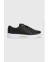 Tommy Hilfiger bőr sportcipő GOLDEN HW COURT SNEAKER fekete FW0FW07560 - Pepit.hu