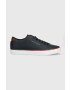 Tommy Hilfiger bőr tornacipő TH HI VULC CORE LOW LEATHER sötétkék FM0FM04731 - Pepit.hu